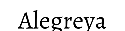 Alegreya