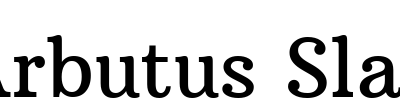 Arbutus Slab