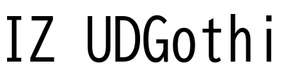BIZ UDGothic