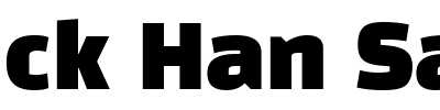 Black Han Sans