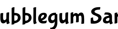 Bubblegum Sans
