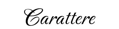 Carattere