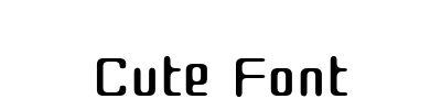 Cute Font