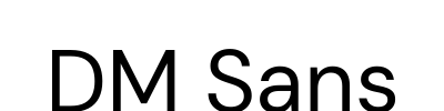 DM Sans