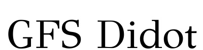 GFS Didot