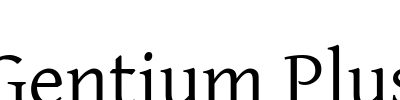 Gentium Plus