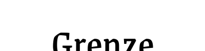 Grenze