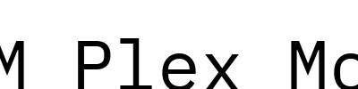 IBM Plex Mono