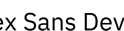 IBM Plex Sans Devanagari