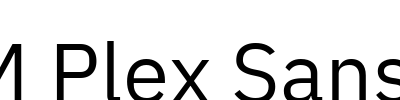 IBM Plex Sans JP