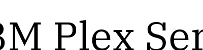 IBM Plex Serif