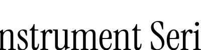 Instrument Serif