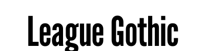 League Gothic