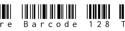 Libre Barcode 128 Text