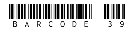 Libre Barcode 39 Text