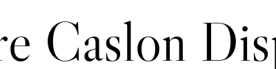 Libre Caslon Display