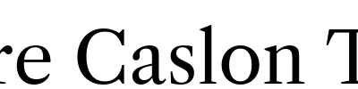 Libre Caslon Text