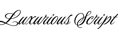 Luxurious Script
