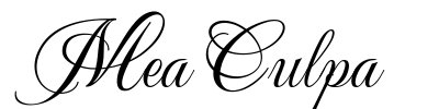 Mea Culpa