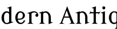 Modern Antiqua