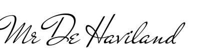 Mr De Haviland