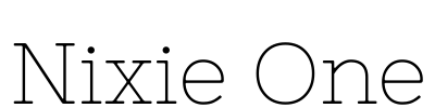 Nixie One