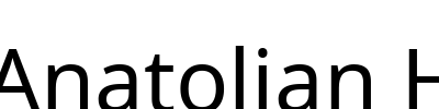 Noto Sans Anatolian Hieroglyphs