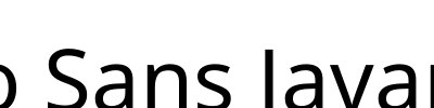 Noto Sans Javanese