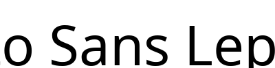 Noto Sans Lepcha
