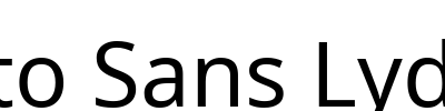 Noto Sans Lydian