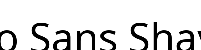 Noto Sans Shavian