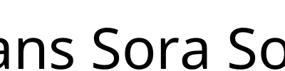Noto Sans Sora Sompeng