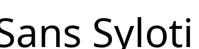 Noto Sans Syloti Nagri