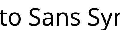 Noto Sans Syriac