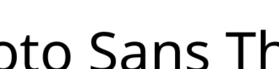 Noto Sans Thai