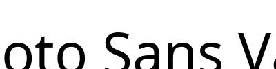 Noto Sans Vai