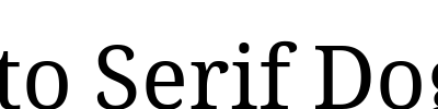 Noto Serif Dogra
