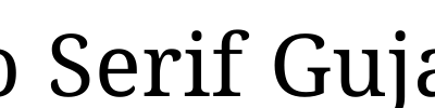Noto Serif Gujarati