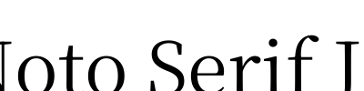 Noto Serif JP
