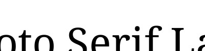 Noto Serif Lao