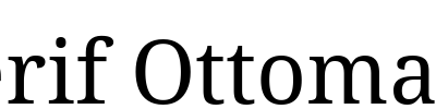 Noto Serif Ottoman Siyaq
