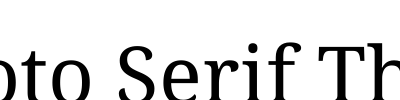 Noto Serif Thai