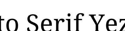 Noto Serif Yezidi