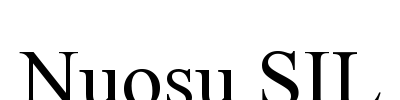 Nuosu SIL