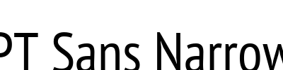 PT Sans Narrow