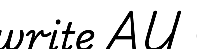 Playwrite AU QLD