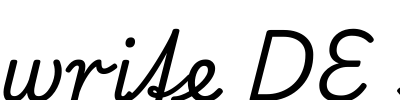 Playwrite DE SAS