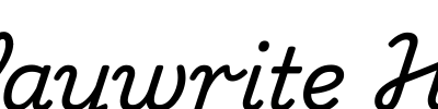 Playwrite HR
