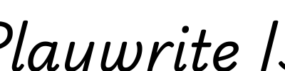 Playwrite IS