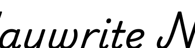 Playwrite NO